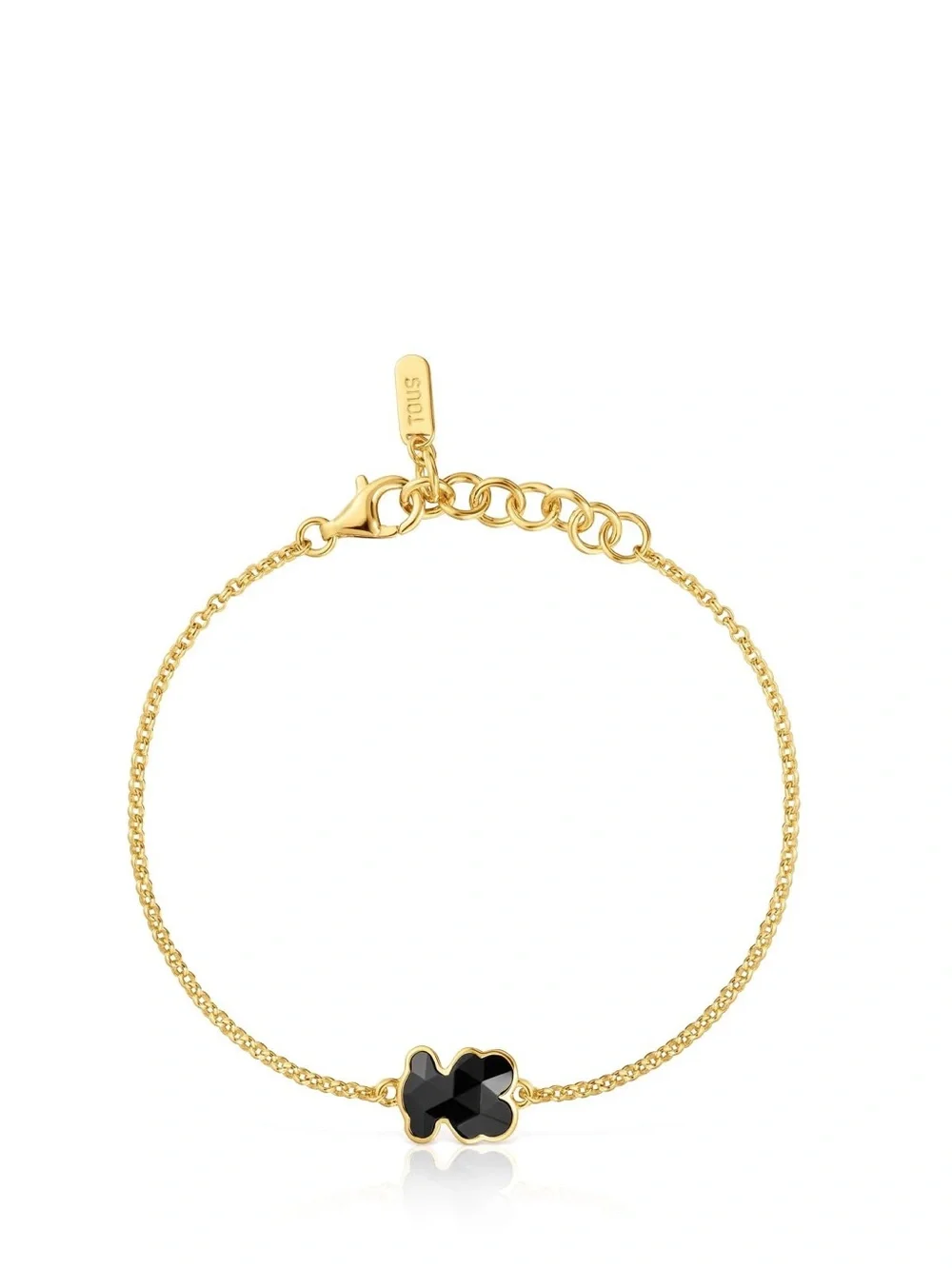 TOUS Chain Bracelet for Women with 18 Kt Gold Plated